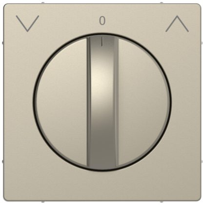   SCHNEIDER MTN3875-6033 MERTEN Fedlap, forgatógombos redőnynyomóhoz, D-Life, szahara