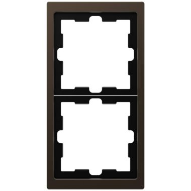 SCHNEIDER MTN4020-6552 MERTEN D-Life kettes keret, mokka