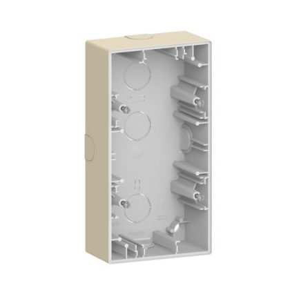 SCHNEIDER MTN4024-6533 MERTEN Kettes kiemelődoboz, D-Life, szahara