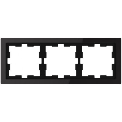   SCHNEIDER MTN4030-6503 MERTEN D-Life triple frame, onyx black