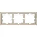 SCHNEIDER MTN4030-6533 MERTEN D-Life hármas keret, szahara