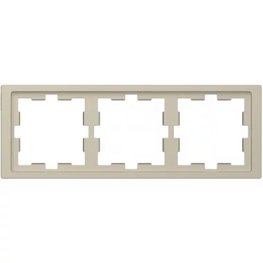 SCHNEIDER MTN4030-6533 MERTEN D-Life hármas keret, szahara