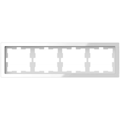   SCHNEIDER MTN4040-6520 MERTEN D-Life four-frame, crystal white