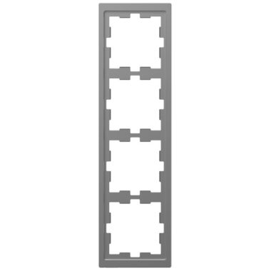 SCHNEIDER MTN4040-6536 MERTEN D-Life négyes keret, acél