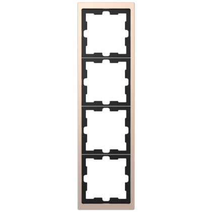 SCHNEIDER MTN4040-6551 MERTEN D-Life négyes keret, pezsgő