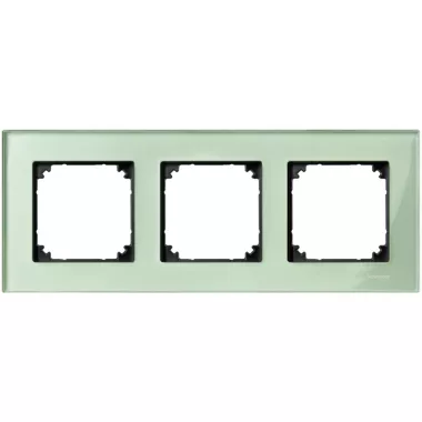 SCHNEIDER MTN404304 MERTEN M-Elegance hármas keret, smaragdzöld