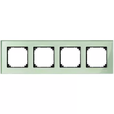 SCHNEIDER MTN404404 MERTEN M-Elegance négyes keret, smaragdzöld