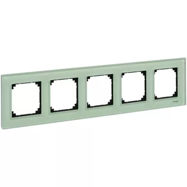 SCHNEIDER MTN404504 MERTEN M-Elegance ötös keret, smaragdzöld