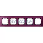   SCHNEIDER MTN4050-3206 MERTEN M-Elegance ötös keret, rubinvörös