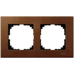   SCHNEIDER MTN4052-3472 MERTEN M-Elegance kettes keret, cseresznye