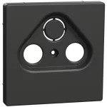 SCHNEIDER MTN4123-6034 MERTEN Antenna csatlakozó fedlap, 2+1 kimenettel, D-Life, antracit
