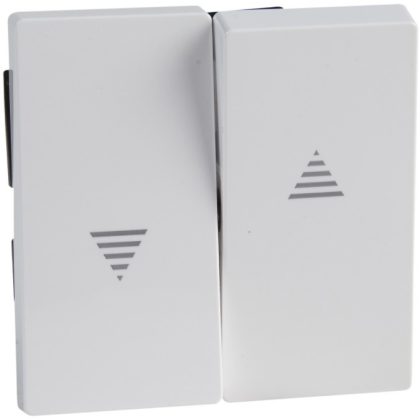   SCHNEIDER MTN432425 MERTEN Billentyű, redőnykapcsolókhoz és redőnynyomókhoz, System-M, aktív fehér, antibakteriális