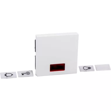 SCHNEIDER MTN432825 MERTEN Billentyű, szimbólumokhoz, System-M, aktív fehér, antibakteriális