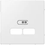 SCHNEIDER MTN4367-0319 MERTEN USB töltő burkolat, System-M, polárfehér