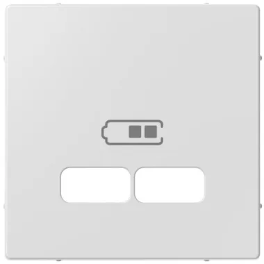 SCHNEIDER MTN4367-0325 MERTEN USB töltő burkolat, System-M, aktívfehér