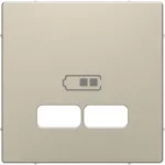 SCHNEIDER MTN4367-6033 MERTEN USB töltő burkolat, D-Life, szahara