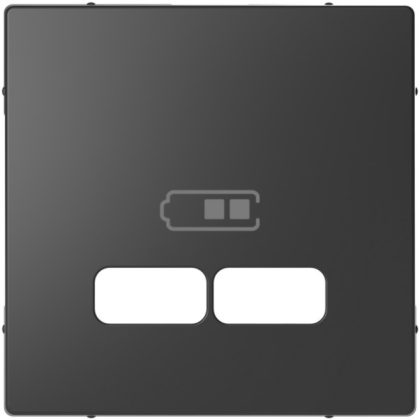   SCHNEIDER MTN4367-6034 MERTEN USB töltő burkolat, D-Life, antracit