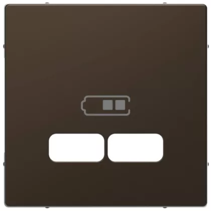 SCHNEIDER MTN4367-6052 MERTEN USB töltő burkolat, D-Life, mokka metál