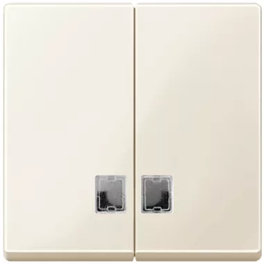 SCHNEIDER MTN438544 MERTEN Dupla billentyű, átlátszó fényjelző ablakokkal, System-M, krém SCHNEIDER MTN438544 MERTEN Dupla billentyű, átlátszó fényjelző ablakokkal, System-M, krém