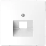   SCHNEIDER MTN4521-6035 MERTEN Fedlap, 1xRJ45 aljzathoz, D-Life, lótuszfehér