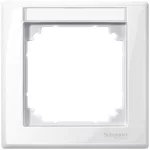 SCHNEIDER MTN470119 MERTEN M-Smart feliratozható egyes keret, polárfehér