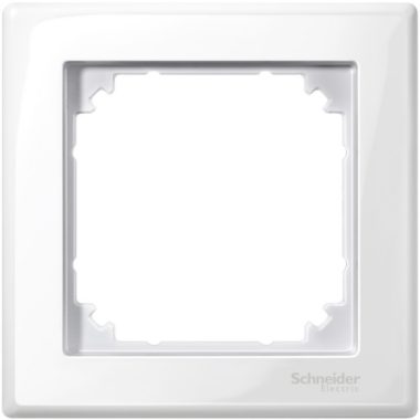 SCHNEIDER MTN478119 MERTEN M-Smart single frame, polar white