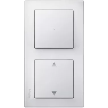 SCHNEIDER MTN478219 MERTEN M-Smart kettes keret, polárfehér