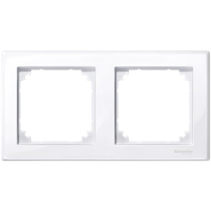   SCHNEIDER MTN478225 MERTEN M-Smart kettes keret, aktív fehér (antibakteriális)