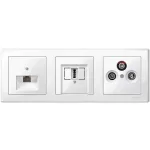   SCHNEIDER MTN478319 MERTEN M-Smart hármas keret, polárfehér