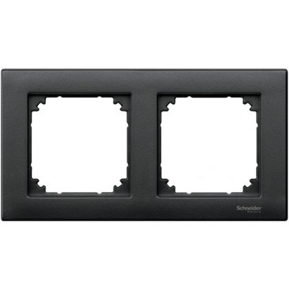 SCHNEIDER MTN486214 MERTEN M-Plan kettes keret, antracit