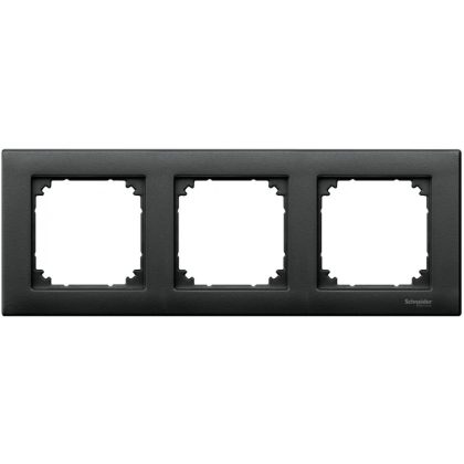 SCHNEIDER MTN486314 MERTEN M-Plan hármas keret, antracit