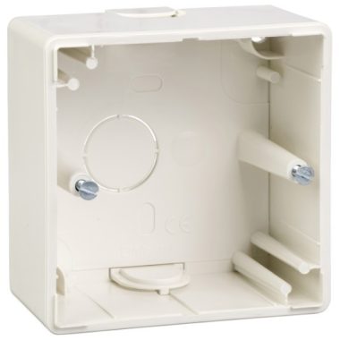 SCHNEIDER MTN512119 MERTEN Egyes kiemelődoboz, M-Smart/Artec, polárfehér