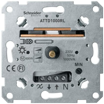   SCHNEIDER MTN5135-0000 MERTEN Forgatógombos fényerőszabályzó, induktív terhelésekhez, 60-1000 VA