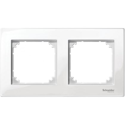 SCHNEIDER MTN515219 MERTEN M-Plan kettes keret, polárfehér