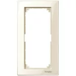 SCHNEIDER MTN515844 MERTEN M-Plan keret, 4M, egyterű, krém