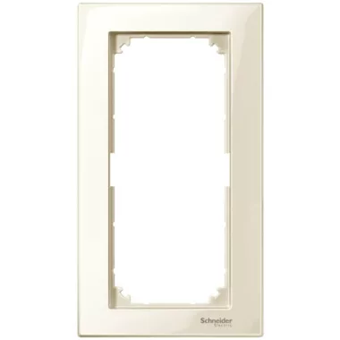 SCHNEIDER MTN515844 MERTEN M-Plan keret, 4M, egyterű, krém SCHNEIDER MTN515844 MERTEN M-Plan keret, 4M, egyterű, krém