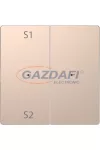 SCHNEIDER MTN5226-6051 MERTEN Dupla billentyű (S1-2, üres), Bluetooth vezérlőkhöz, D-Life, pezsgő SCHNEIDER MTN5226-6051 MERTEN Dupla billentyű (S1-2, üres), Bluetooth vezérlőkhöz, D-Life, pezsgő