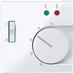   SCHNEIDER MTN534925 MERTEN Fedlap kapcsolós padlótermosztáthoz, System-M, aktív fehér, antibakteriális