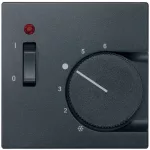   SCHNEIDER MTN536114 MERTEN Fedlap kapcsolós termosztátokhoz, System-M, antracit