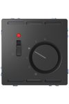 SCHNEIDER MTN5761-6034 MERTEN Room thermostat with switch, 24 V AC, 10 A, D-Life, anthracite