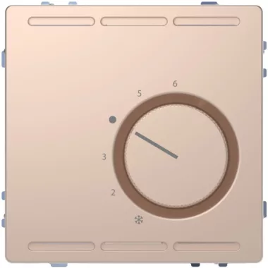 SCHNEIDER MTN5762-6051 MERTEN Szobatermosztát, váltóérintkezős, 250 V AC, 5 A, D-Life, pezsgő