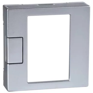 SCHNEIDER MTN5775-0460 MERTEN Fedlap, érintőképernyős termosztáthoz, System-M, alumínium SCHNEIDER MTN5775-0460 MERTEN Fedlap, érintőképernyős termosztáthoz, System-M, alumínium