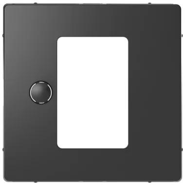 SCHNEIDER MTN5775-6034 MERTEN Fedlap, érintőképernyős termosztáthoz, D-Life, antracit