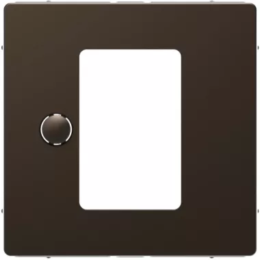 SCHNEIDER MTN5775-6052 MERTEN Fedlap, érintőképernyős termosztáthoz, D-Life, mokka