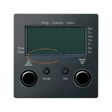 SCHNEIDER MTN586714 MERTEN Programozható redőnykapcsoló, külső érzékelő bemenettel, System-M, antracit SCHNEIDER MTN586714 MERTEN Programozható redőnykapcsoló, külső érzékelő bemenettel, System-M, antracit