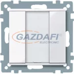   SCHNEIDER MTN617125 Merten-KNX 1-es nyomógomb , SystemM, aktív fehér, fényes