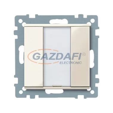 SCHNEIDER MTN617144 Merten-KNX 1-es nyomógomb , SystemM, fehér, fényes