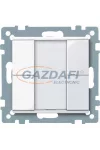 SCHNEIDER MTN617225 Merten-KNX 2-es nyomógomb , SystemM, aktív fehér, fényes