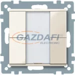   SCHNEIDER MTN617244 Merten-KNX 2-es nyomógomb , SystemM, fehér, fényes