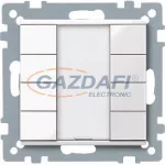  SCHNEIDER MTN617419 Merten-KNX 4-es nyomógomb , SystemM, polárfehér, fényes